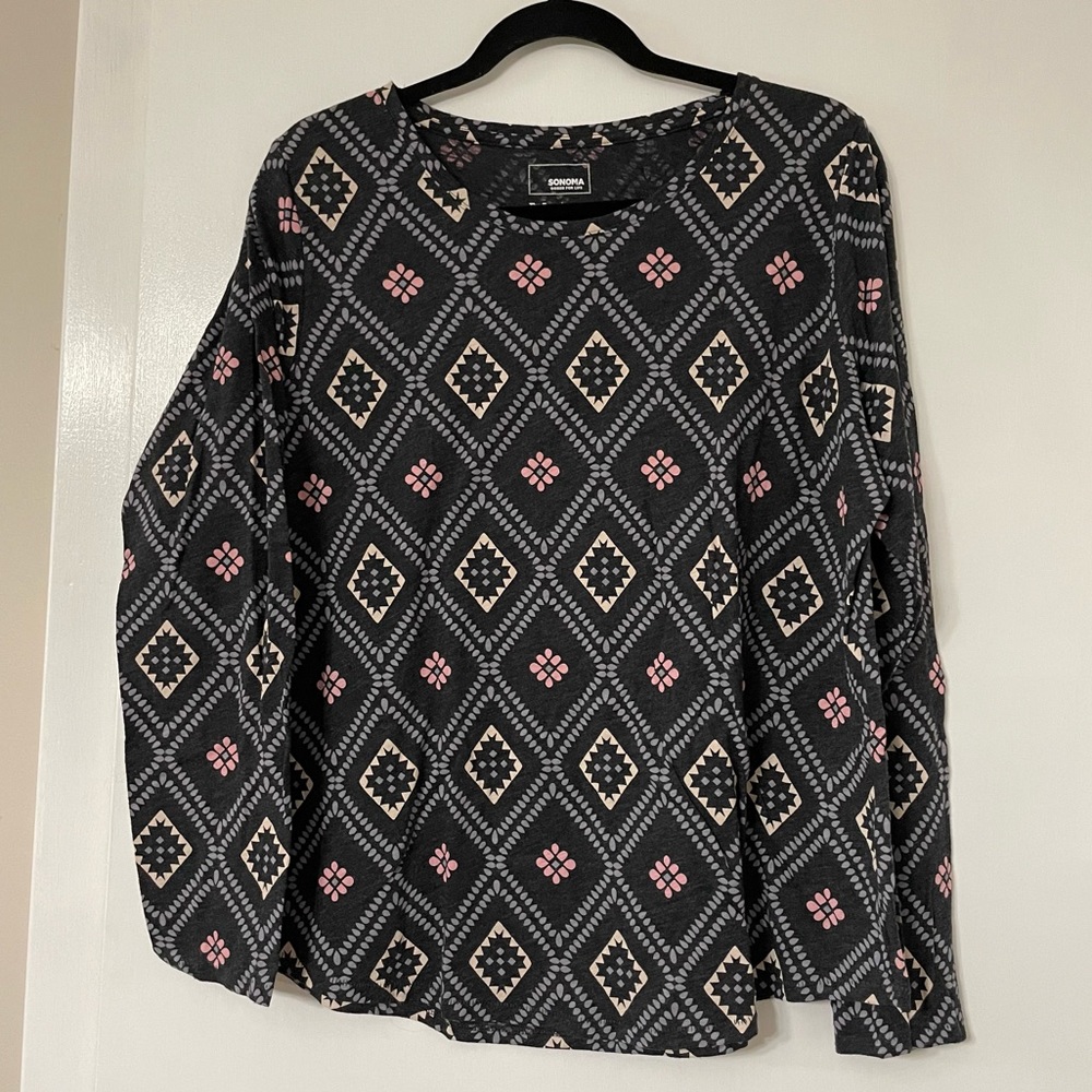Sonoma Long Sleeve Every Day Tee Size XL Worn Once